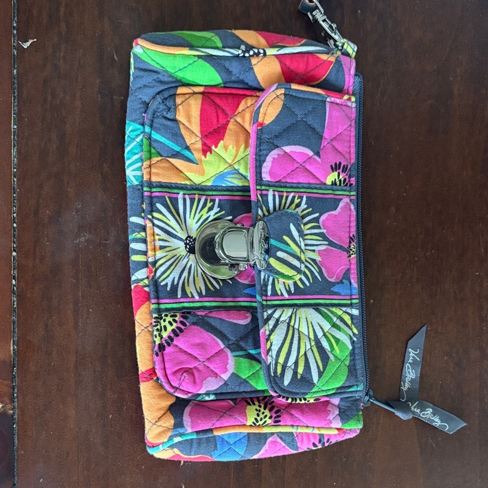 Vera Bradley Colorful Floral Clutch